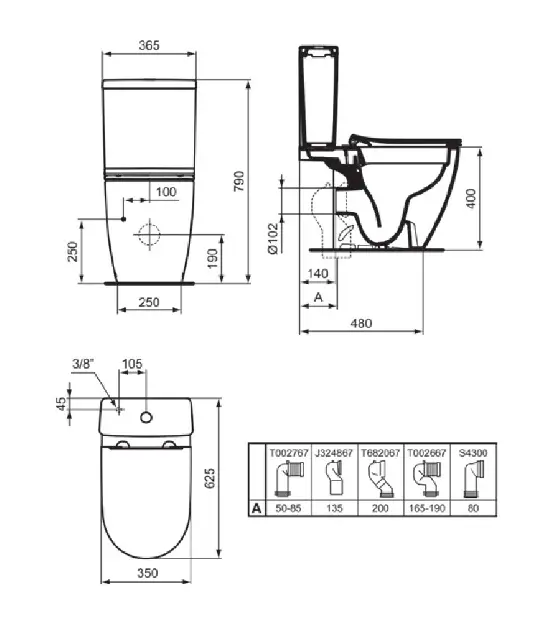 Ideal Standard - i.Life S - Kombi-WC - T473401 – 2. kép