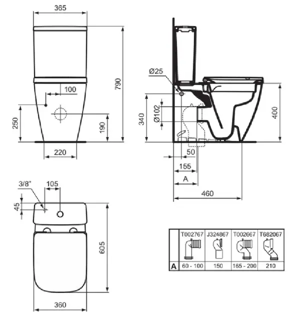 Ideal Standard - i.Life S - Kombi-WC - T481601 – 2. kép