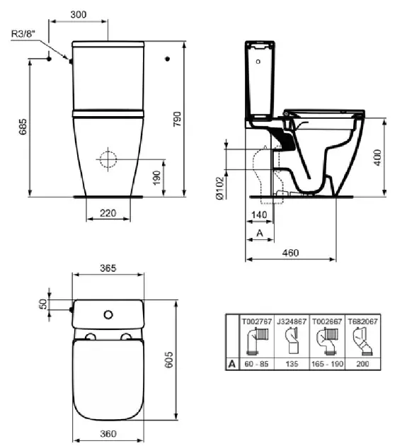 Ideal Standard - i.Life S - Kombi-WC - T517101 – 2. kép