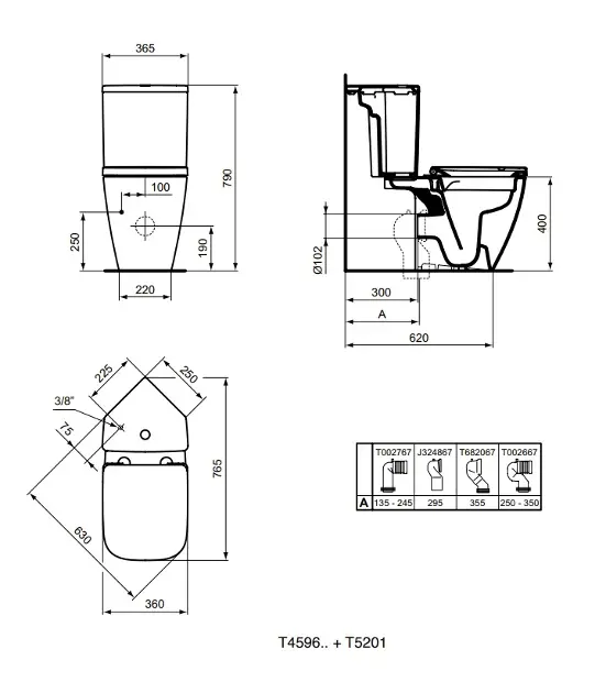 Ideal Standard - i.Life S - Kombi-WC - T520101 – 2. kép