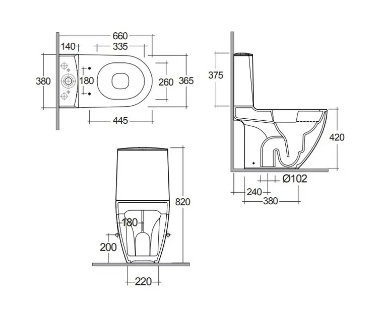 Kludi - Resa D - Kombi-WC - 24WCB0643 – 2. kép
