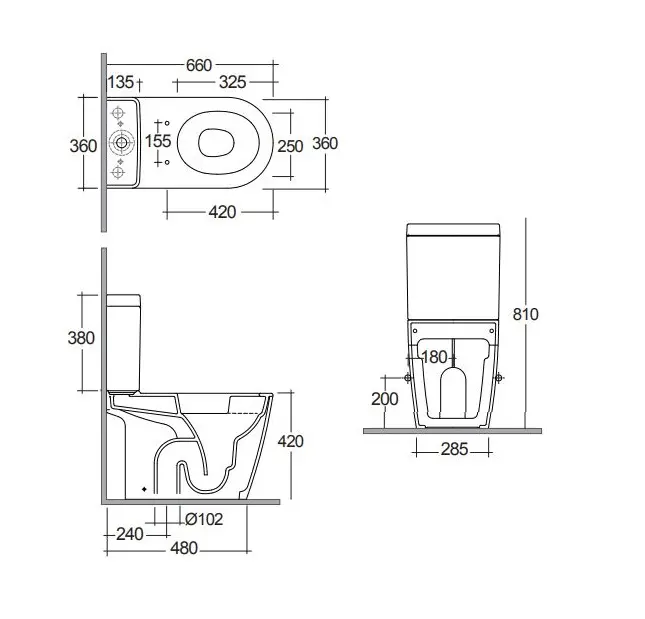 Kludi - Resa R - Kombi-WC - 23WCB0643 – 2. kép