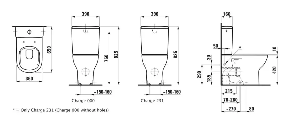 Laufen - Lua - Kombi-WC - H8240814000001 – 2. kép