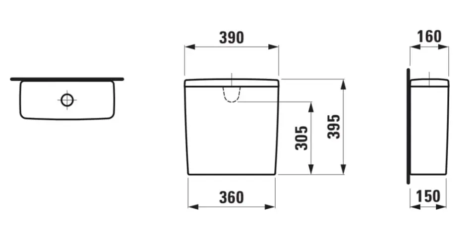 Laufen - Lua - Kombi-WC - H8270810009711 – 2. kép
