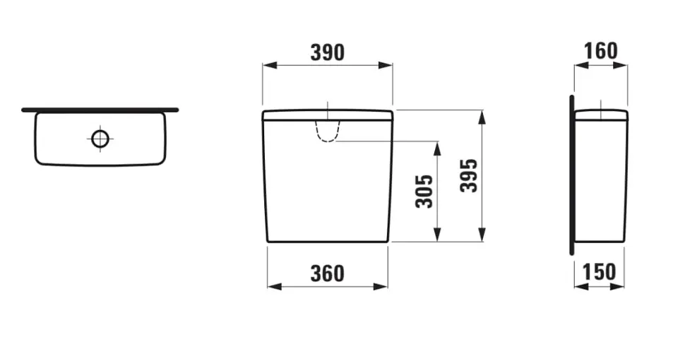 Laufen - Lua - Kombi-WC - H8270817589711 – 2. kép