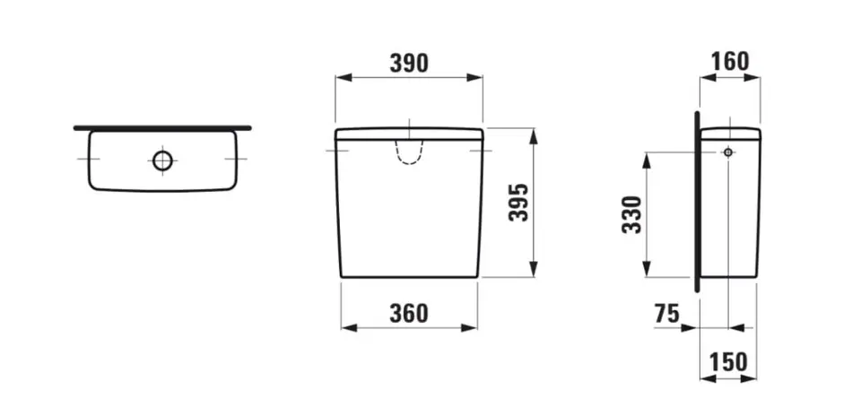 Laufen - Lua - Kombi-WC - H8270820009721 – 2. kép