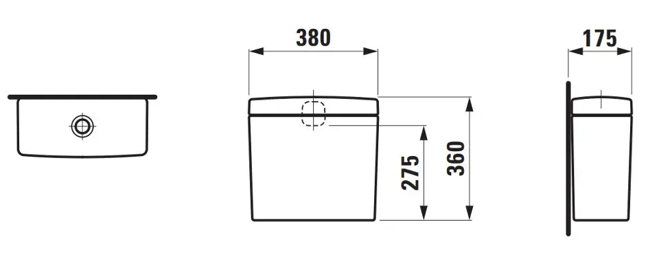 Laufen - Pro - Kombi-WC - H8269510009711 – 2. kép