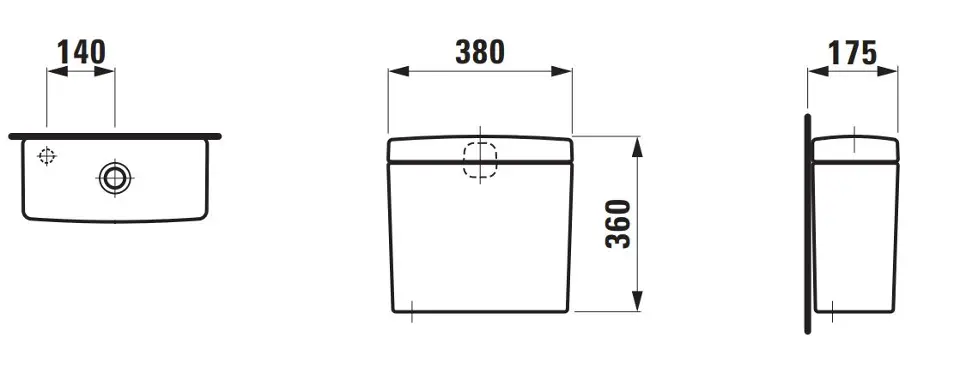 Laufen - Pro - Kombi-WC - H8269530009731 – 2. kép