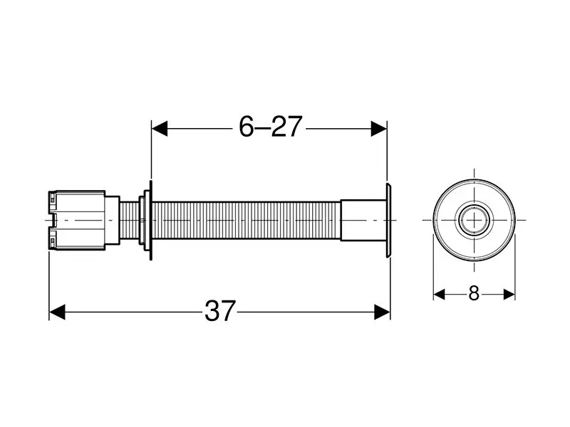 Geberit - Flush systems - Nyomólap - 115.943.21.1 – 2. kép