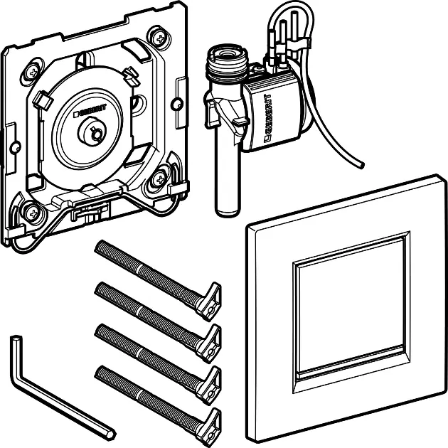 Geberit - Flush systems - Nyomólap - 116.017.KK.1 – 4. kép