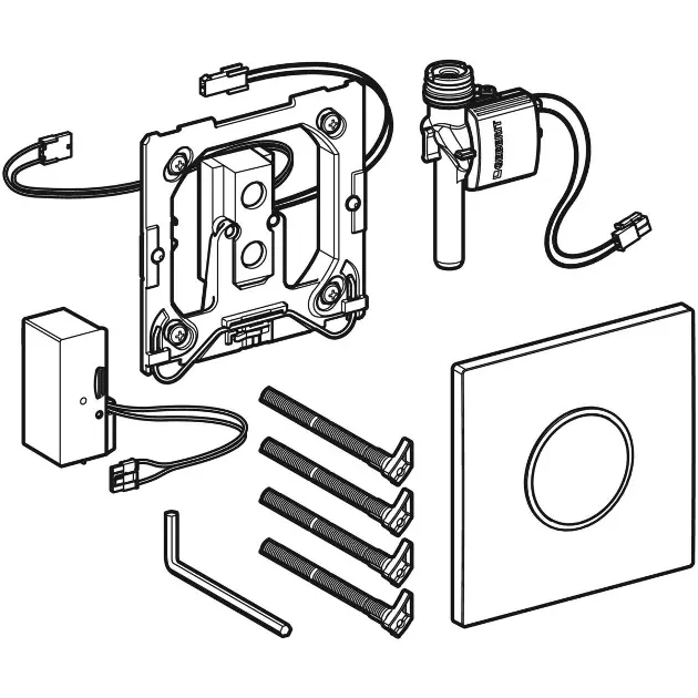 Geberit - Flush systems - Nyomólap - 116.025.KH.1 – 3. kép