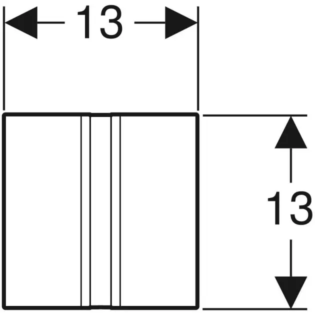 Geberit - Flush systems - Nyomólap - 116.026.QF.1 – 2. kép