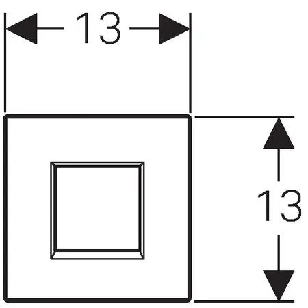 Geberit - Flush systems - Nyomólap - 116.027.KJ.1 – 2. kép