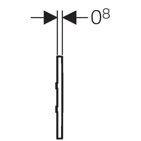 Geberit - Flush systems - Nyomólap - 116.037.KM.1 – 3. kép