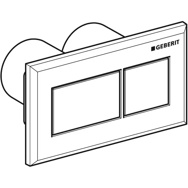Geberit - Flush systems - Nyomólap - 116.053.GH.1 – 3. kép