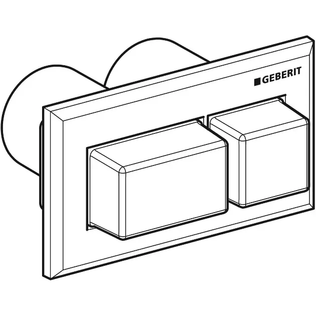 Geberit - Flush systems - Nyomólap - 116.054.21.1 – 4. kép