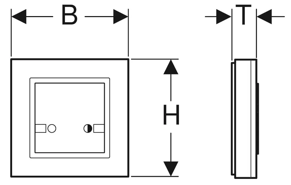 Geberit - Flush systems - Nyomólap - 241.568.00.1 – 2. kép