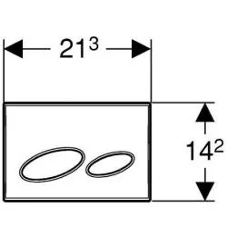 Geberit - Kappa - Nyomólap - 115.228.46.1 – 2. kép