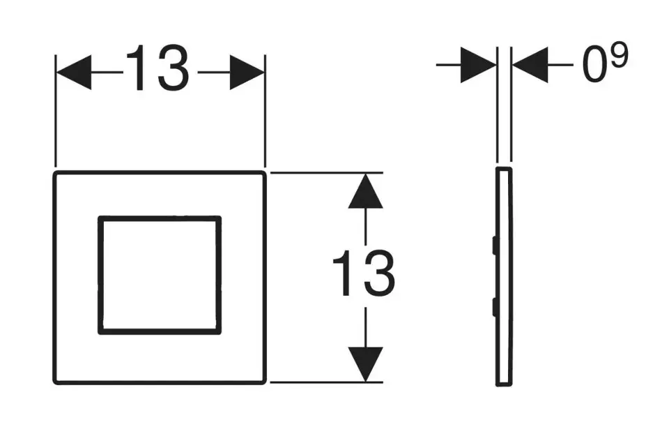 Geberit - Nyomólap - 116.094.DW.1 – 2. kép