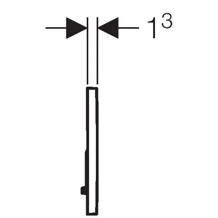 Geberit - Sigma01 - Nyomólap - 115.770.KA.5 – 3. kép