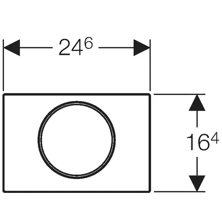 Geberit - Sigma10 - Nyomólap - 115.758.KJ.5 – 2. kép