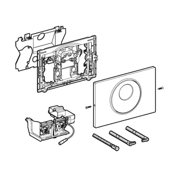 Geberit - Sigma10 - Nyomólap - 115.890.SN.6 – 3. kép