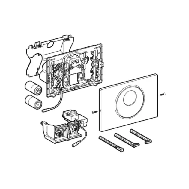 Geberit - Sigma10 - Nyomólap - 115.891.SN.6 – 4. kép
