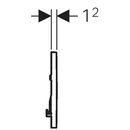 Geberit - Sigma10 - Nyomólap - 115.893.KY.1 – 3. kép
