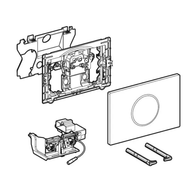 Geberit - Sigma10 - Nyomólap - 115.907.SN.6 – 3. kép