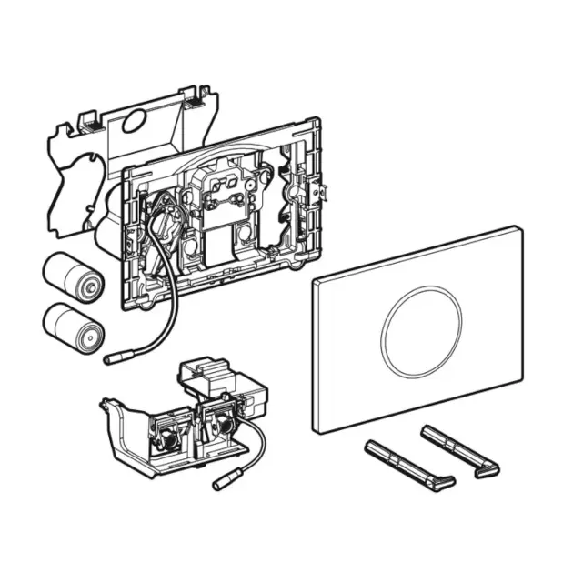 Geberit - Sigma10 - Nyomólap - 115.908.KJ.6 – 3. kép
