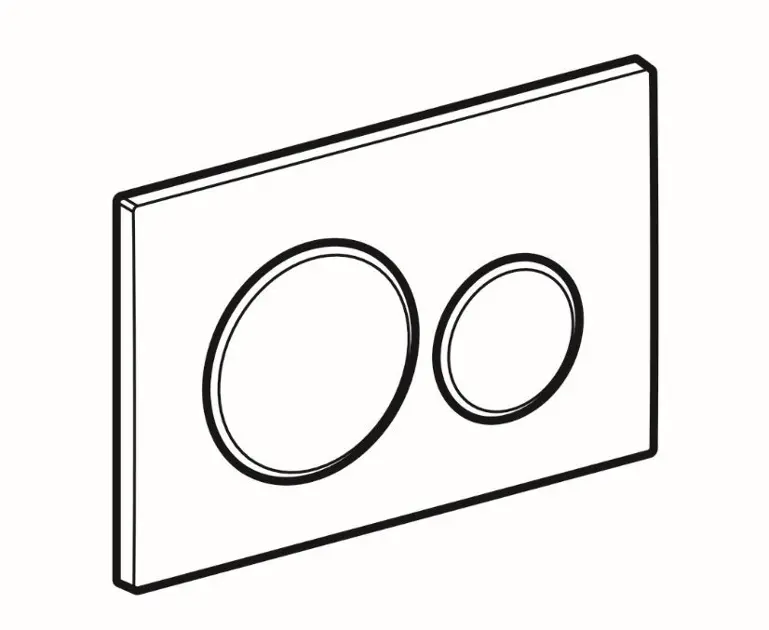Geberit - Sigma20 - Nyomólap - 115.882.11.1 – 3. kép