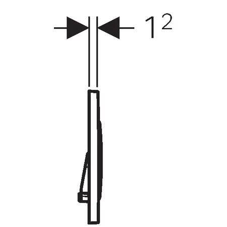 Geberit - Sigma20 - Nyomólap - 115.882.KM.1 – 3. kép