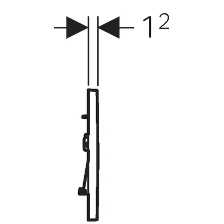 Geberit - Sigma20 - Nyomólap - 115.883.KJ.1 – 3. kép