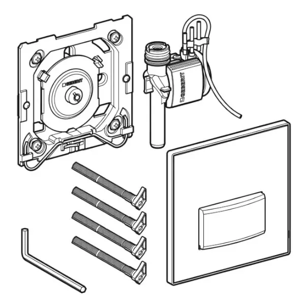 Geberit - Sigma50 - Nyomólap - 116.016.JK.5 – 3. kép