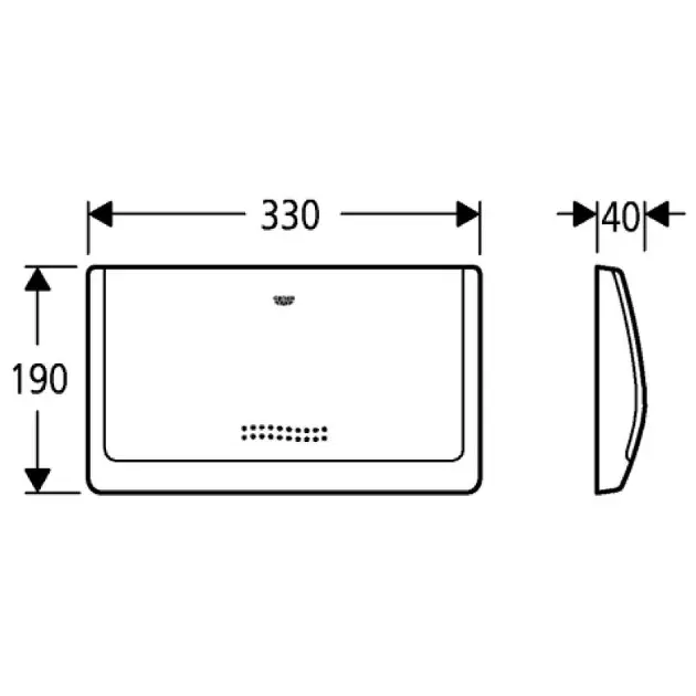 Grohe - Accessories - Nyomólap - 37053P00 – 2. kép