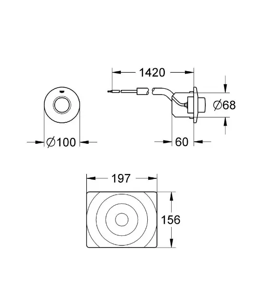 Grohe - Accessories - Nyomólap - 37059000 – 2. kép