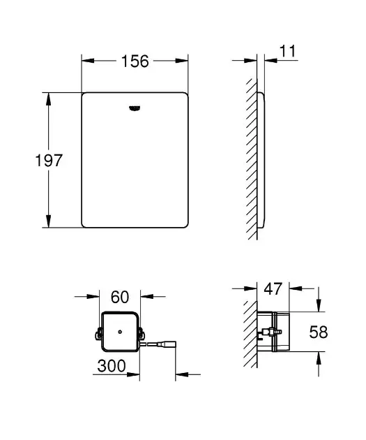 Grohe - Accessories - Nyomólap - 38934SD0 – 2. kép