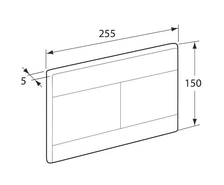 Ideal Standard - Nyomólap - C6616AA – 2. kép