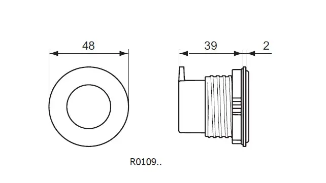 Ideal Standard - Septa Pro - Nyomólap - P0109AA – 2. kép