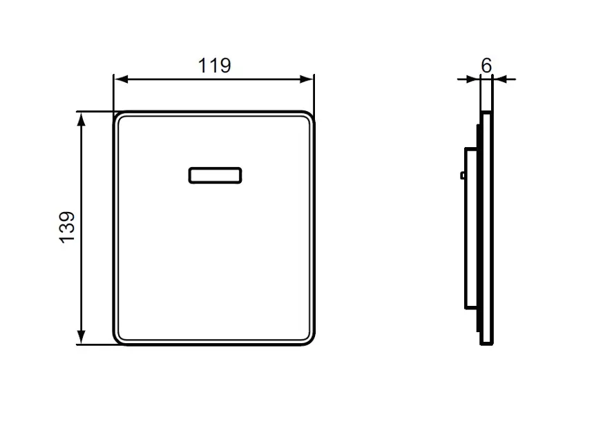 Ideal Standard - Septa Pro - Nyomólap - P0114AA – 2. kép