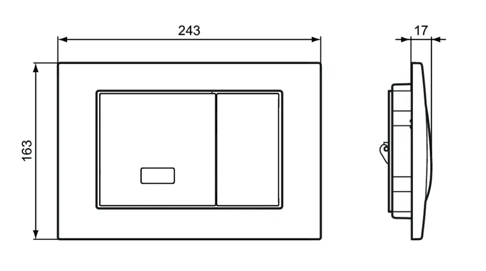 Ideal Standard - Septa Pro - Nyomólap - R0131AA – 2. kép
