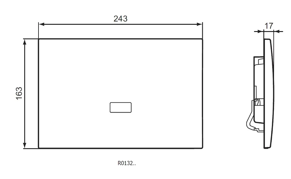 Ideal Standard - Septa Pro - Nyomólap - R0132AA – 2. kép