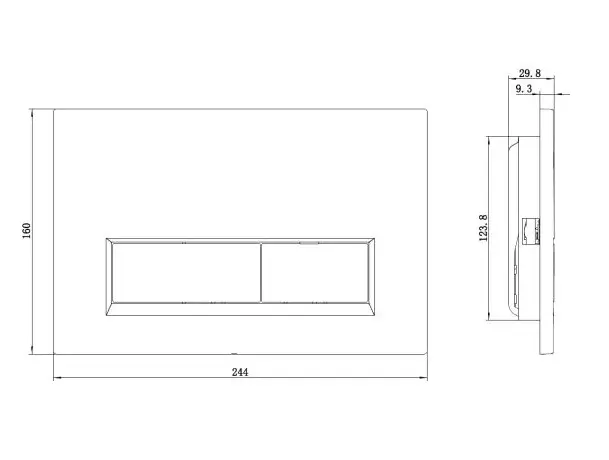 Kludi - Unifix - Nyomólap - 32PP01O3 – 2. kép