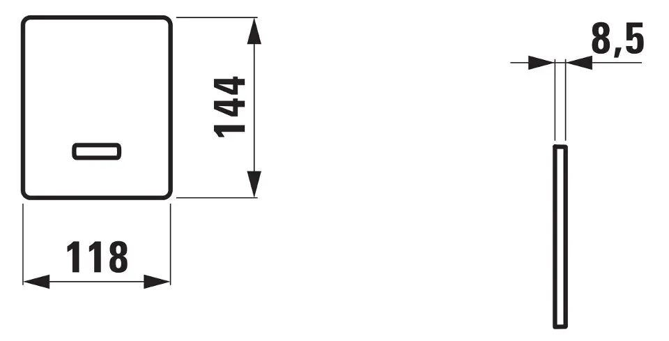 Laufen - Equipment and accessories - Nyomólap - HF771612100000 – 2. kép