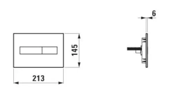 Laufen - INEO - Nyomólap - H9001117160001 – 2. kép