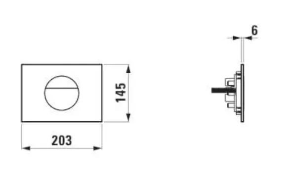 Laufen - INEO - Nyomólap - H9001120000001 – 2. kép