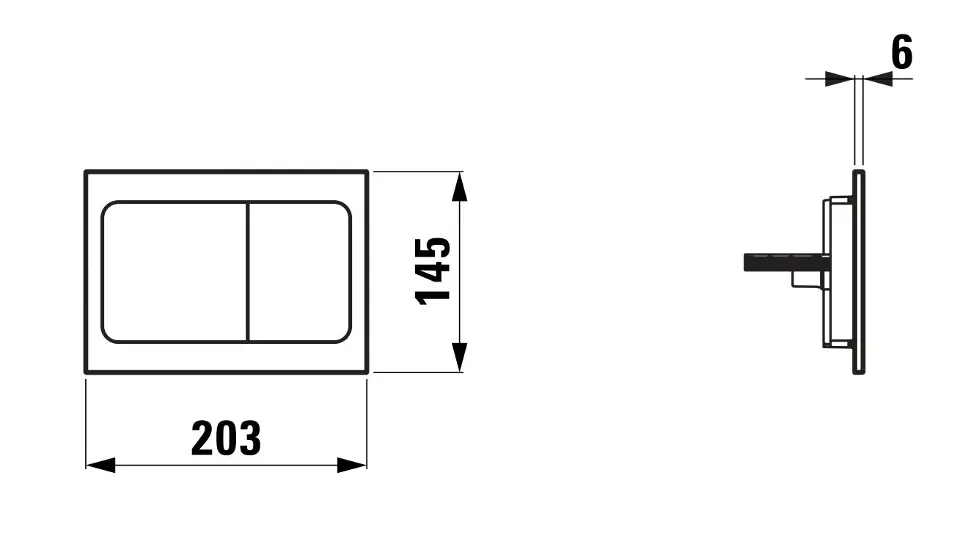 Laufen - INEO - Nyomólap - H9001137160001 – 2. kép