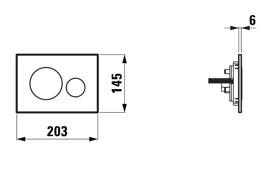 Laufen - INEO - Nyomólap - H9001147160001 – 2. kép