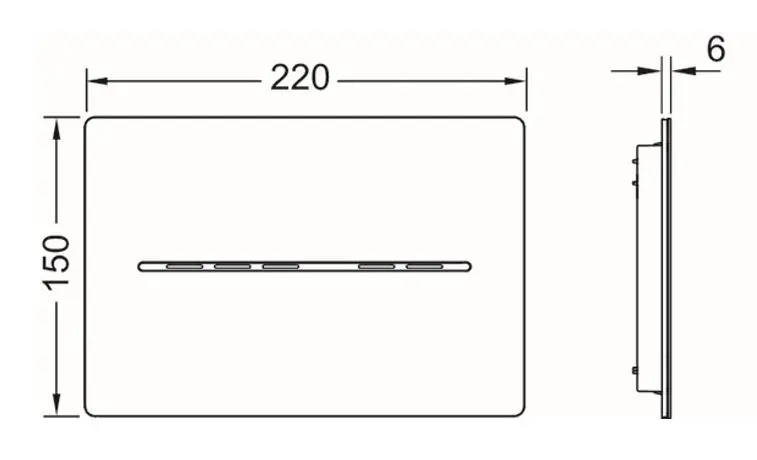 Tece - TECEsolid electronic - Nyomólap - 9240454 – 2. kép