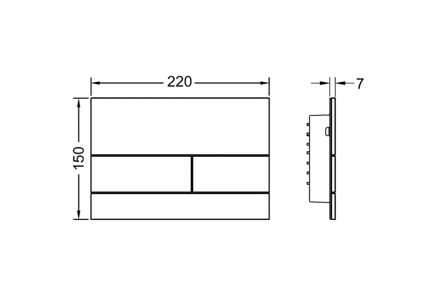 Tece - TECEsquare - Nyomólap - 9240827 – 2. kép